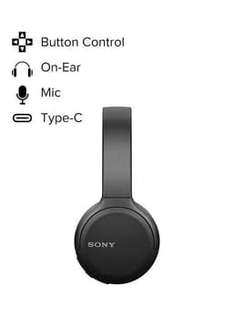 WH-CH510 Wireless On-Ear Bluetooth Headphones Black 0