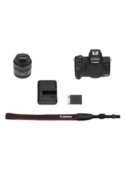 EOS M50 Mark II Mirrorless Digital Camera With 15-45mm Lens Black 5