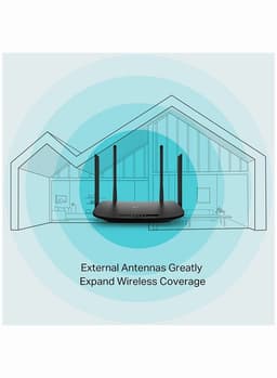 Archer VR300 AC1200 Wireless VDSL/ADSL Modem Router Black 5