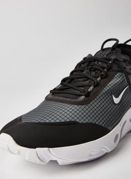 React Live Sneakers Black/White-Dk Smoke Grey 2