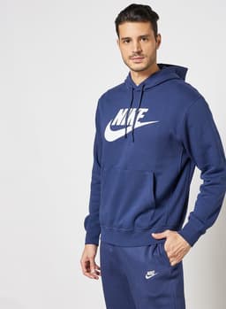 Sportswear Club Graphic Hoodie Blue 1
