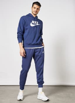 Sportswear Club Graphic Hoodie Blue 2