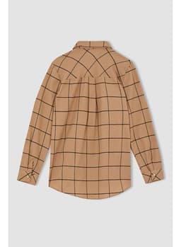 Woman Brown Long Sleeve Tunic LT.CAMEL 1